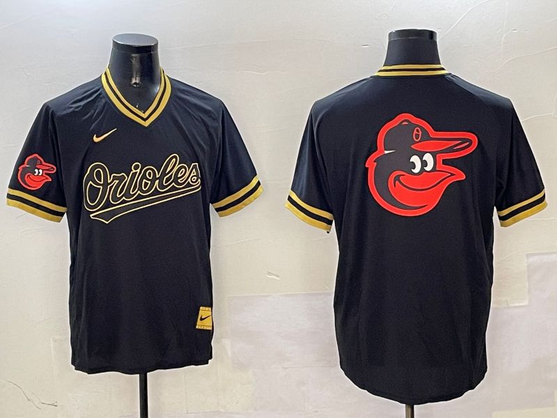 Men Baltimore Orioles Blank Black Gold Game 2025 Nike MLB Jersey style 8